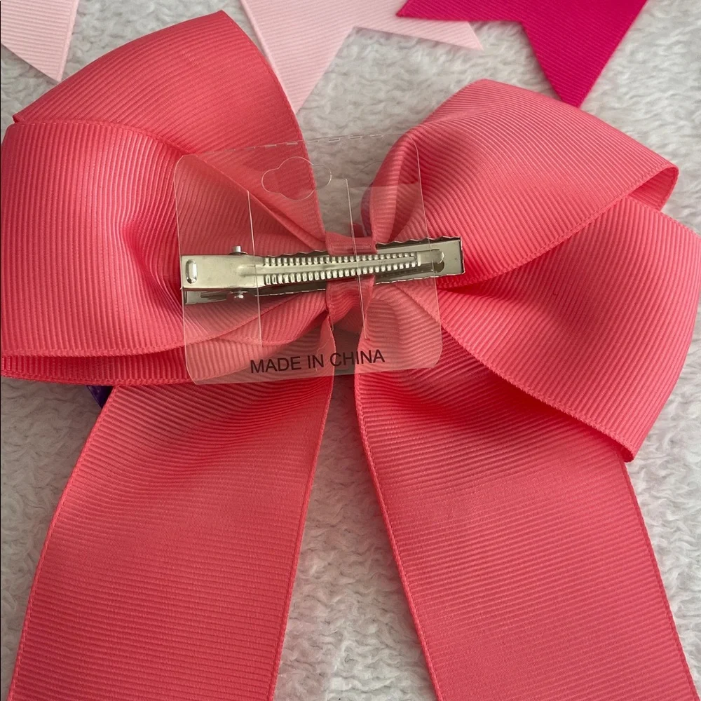 Colorful Inside Out Character Hair Bows set of 3 new